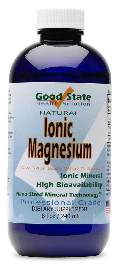 Good State Ionic Magnesium 8 oz | Natural Nano Magnesium – Fast Absorption