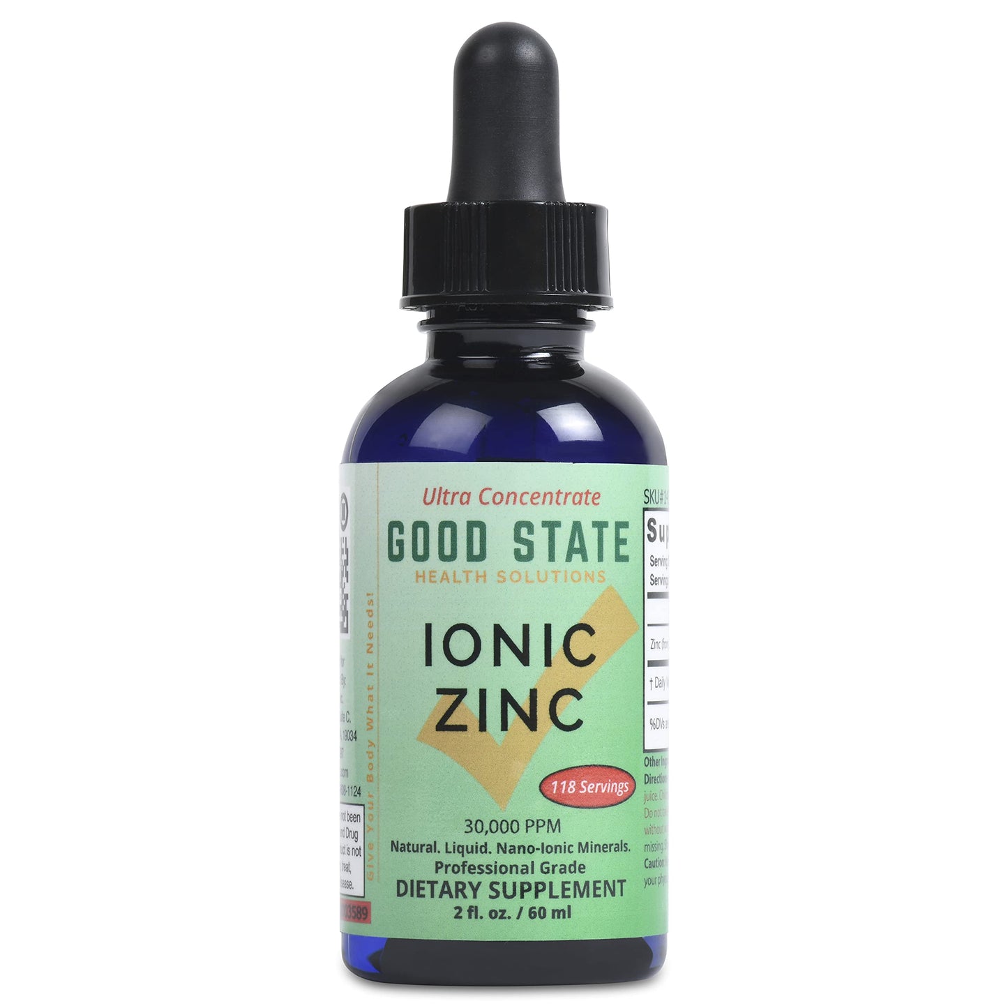 Good State Ionic Liquid Zinc Ultra Concentrate - Liquid Zinc Drops