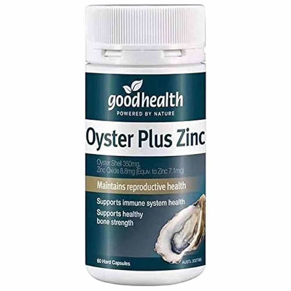 Goodhealth Oyster Plus – 60 Capsules | Marine Nutrients with Zinc & Taurine