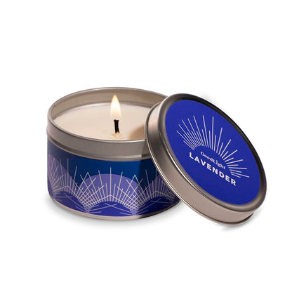 GoodLight Paraffin-Free Lavender Essential Oil Travel Candle | Clean Burning Non-Toxic Tin, 6oz