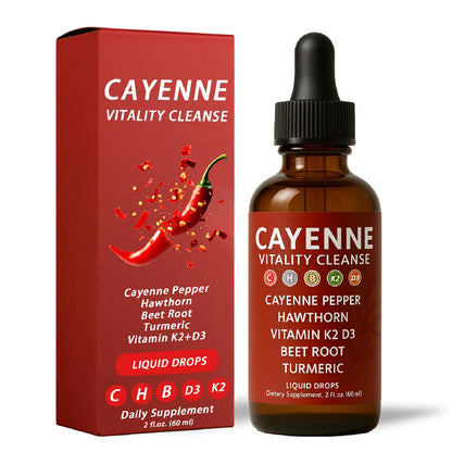 GOOVIP Maxivita CayennePepper Liquid Extract Drops - 2 fl oz | Immune, Joint & Gut Support