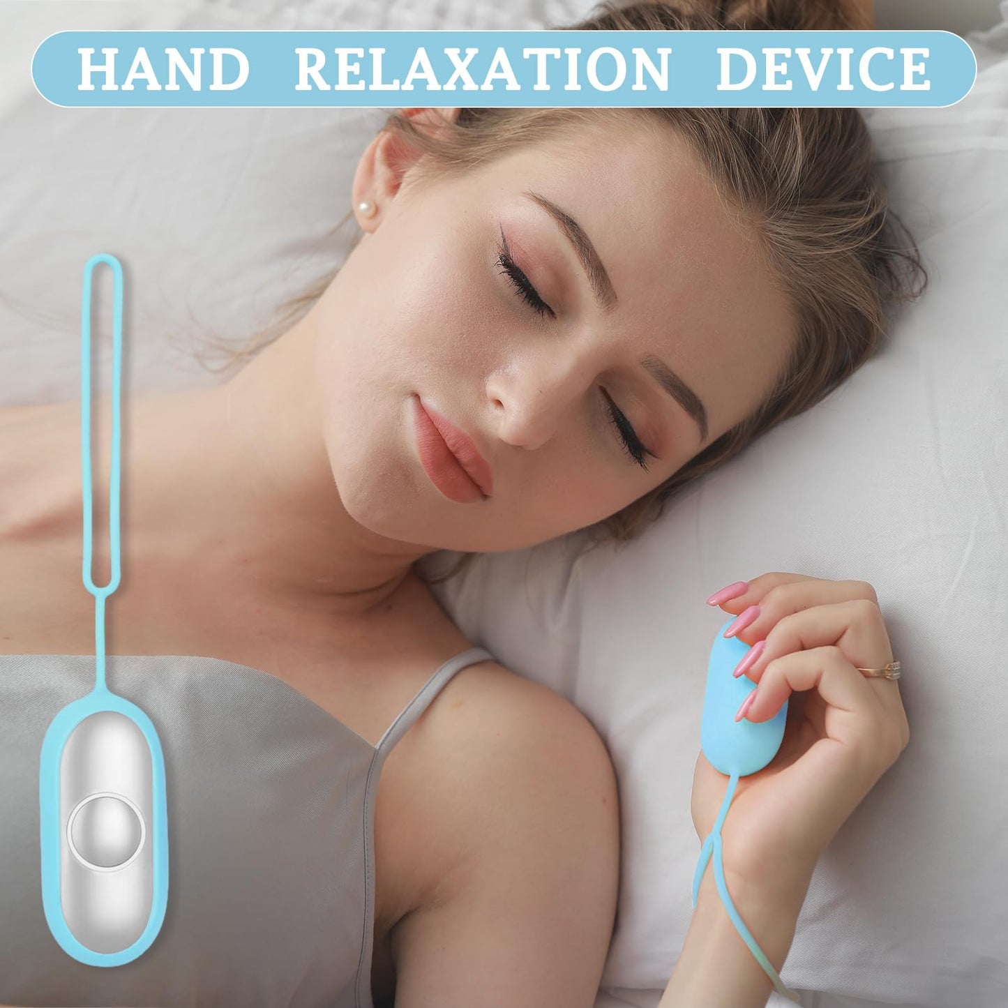 GOQELK Compact Handheld Sleep Device – Relaxation, Mood & Focus (Blue)