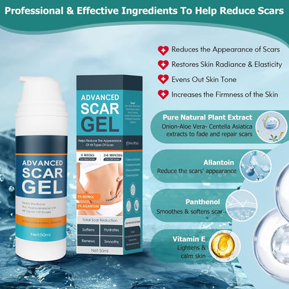 Gowgaw Scar Gel – Advanced Silicone Scar Cream for Surgical & Skin Scars