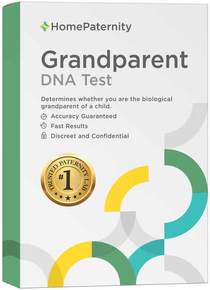 HomePaternity Grandparent DNA Test — Fast Results, 34 Markers, All Fees Included