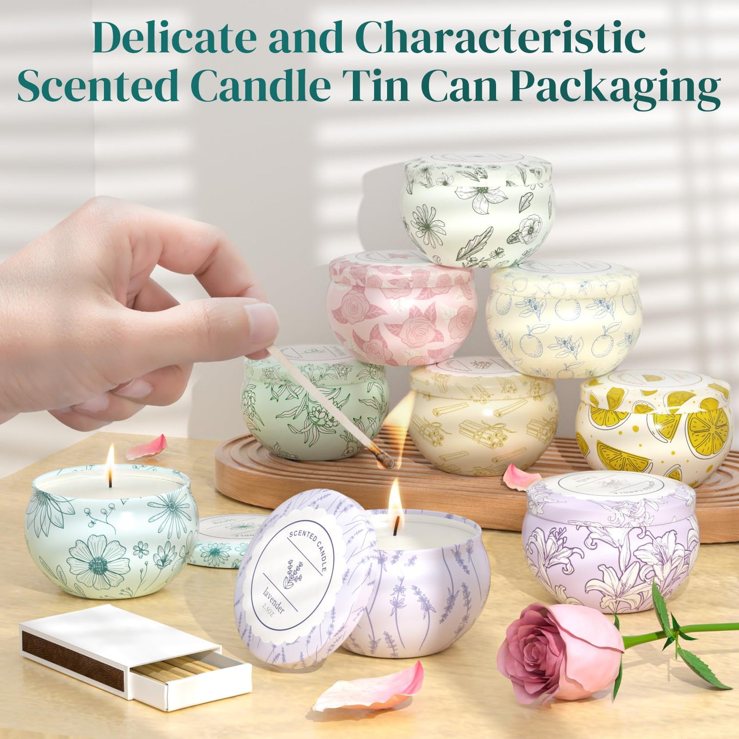 WarmEmbrace Scented Candles – 9-Piece Gift Set, Long-Lasting