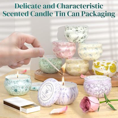 WarmEmbrace Scented Candles – 9-Piece Gift Set, Long-Lasting