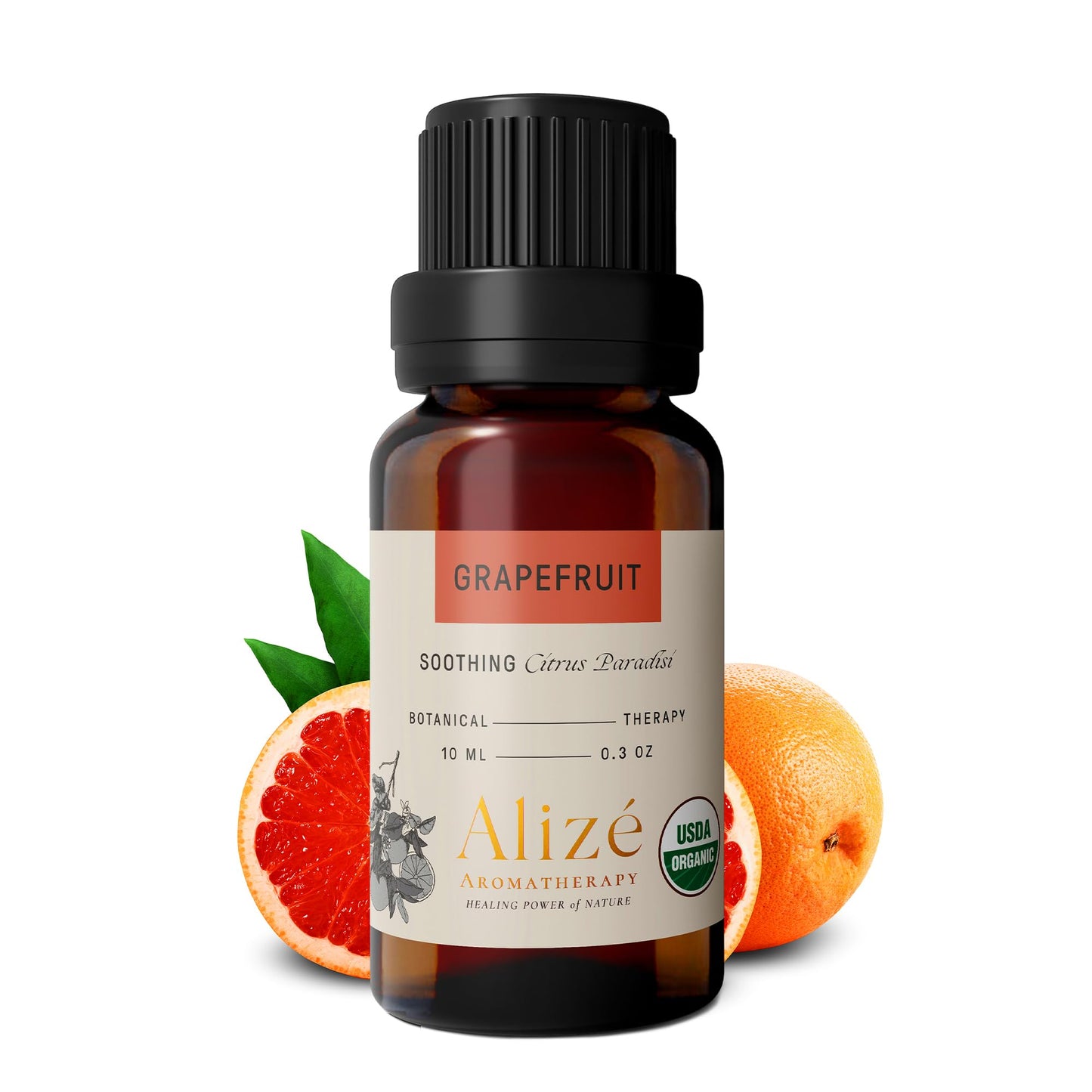 Grapefruit Essential Oil – USDA Organic, 100% Natural & Pure (10ml)