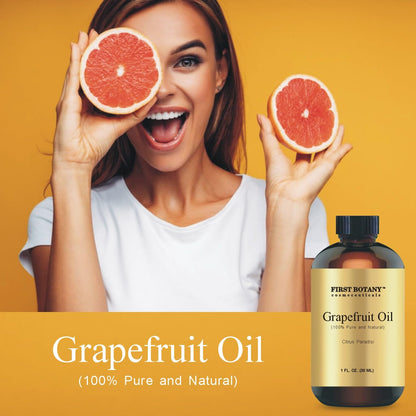 Grapefruit Essential Oil - 100% Pure, Aromatherapy, Massage & More | 1 fl oz