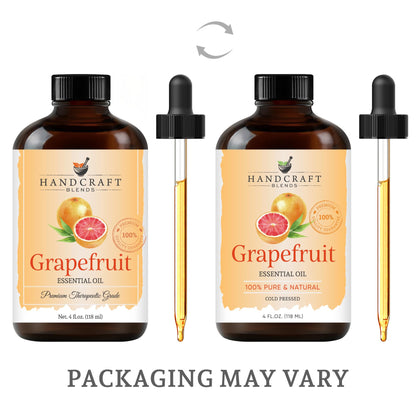 Handcraft Blends Grapefruit Essential Oil – 4 oz, Pure & Natural