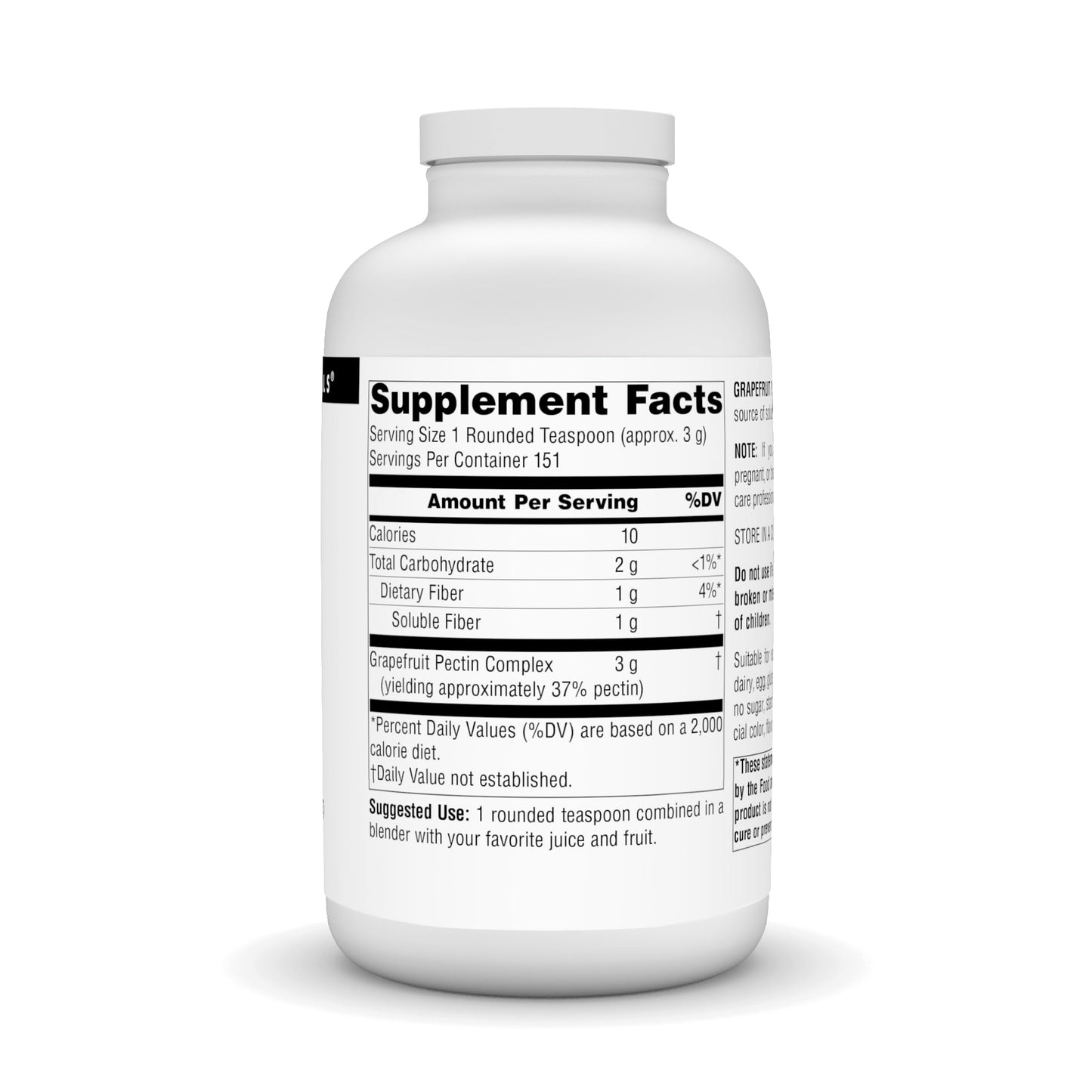 Source Naturals Grapefruit Pectin - Soluble Fiber Powder (16 oz)