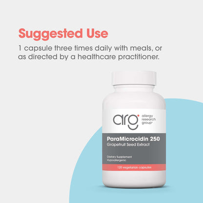 ParaMicrocidin 125 – Grapefruit Seed Extract 250mg | Allergy Research Group