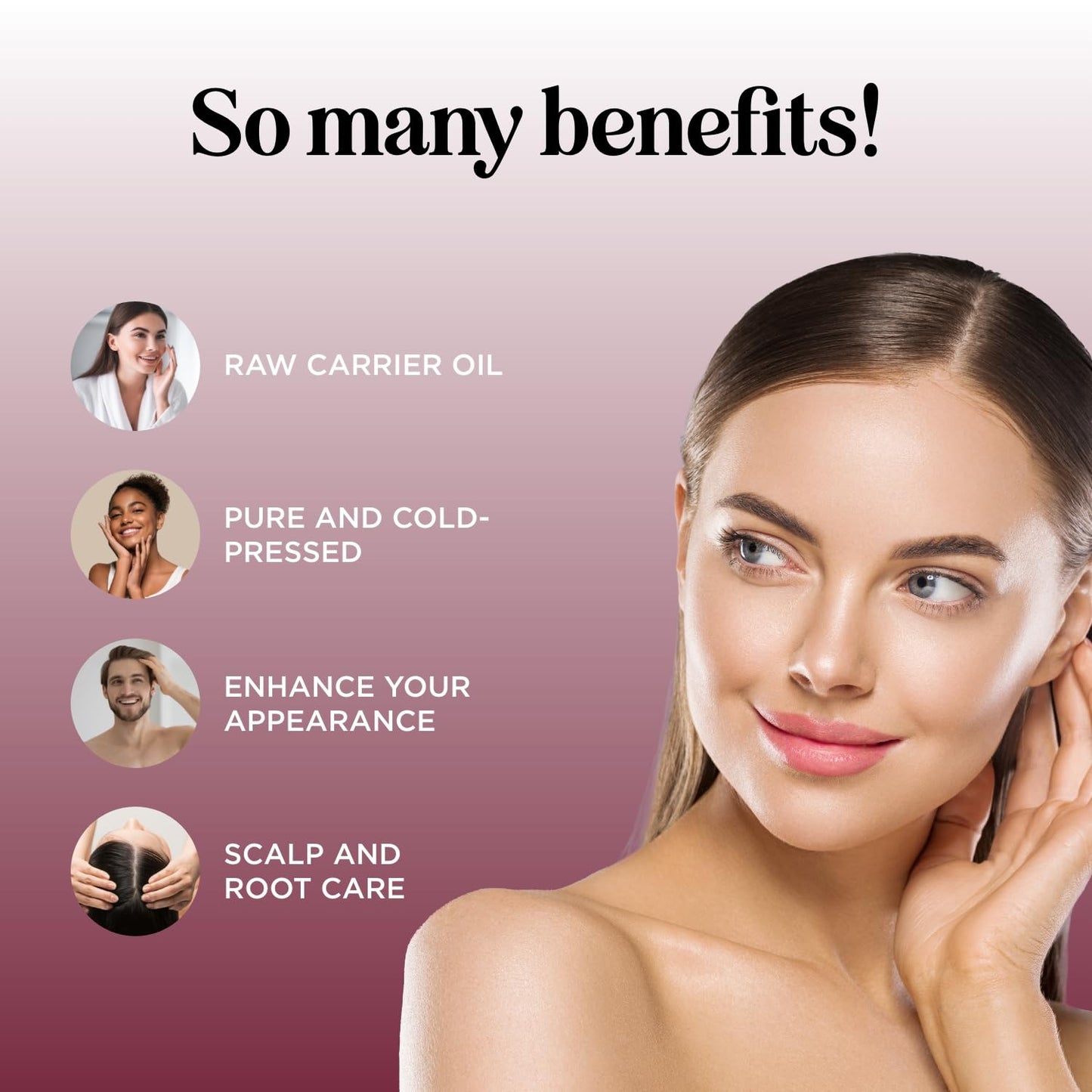 Pure Grapeseed Oil for Hair, Skin & Nails | Carrier Oil for Essential Oils