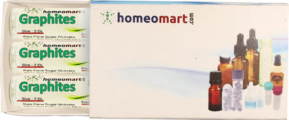 Graphites Homeopathy Pellets 1M Potency – Pack of 3 | Homeomart