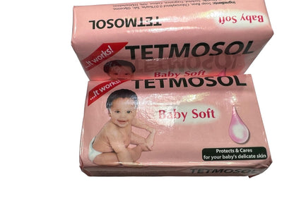 Gratiam Tetmosol Baby Soft Soap 75g (2) - Gentle Baby Bath Bar