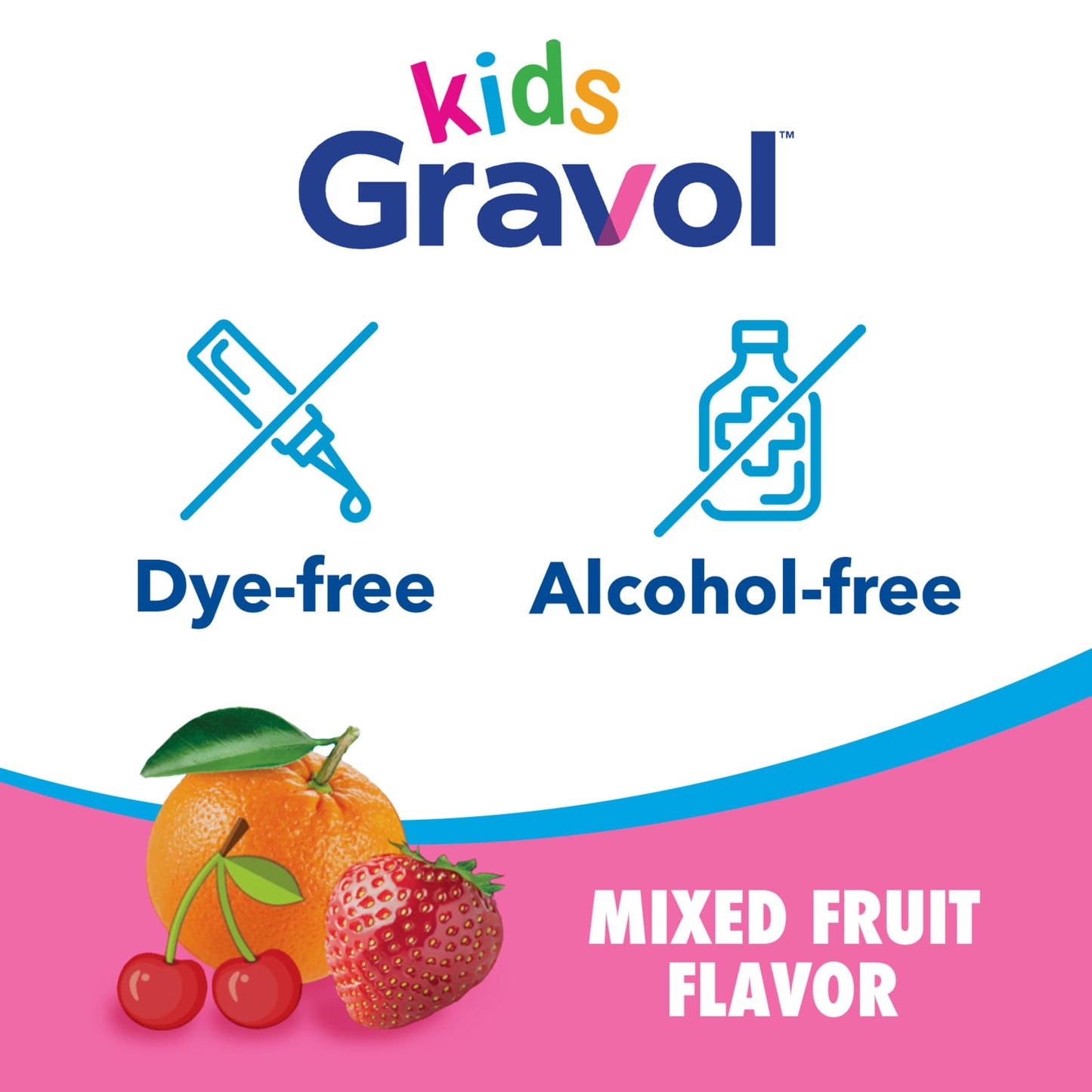 Gravol Kids Liquid – Motion Sickness Relief for Children, 2.5 fl oz (75 ml)