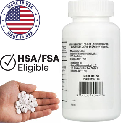 Graxcell Sodium Chloride Tablets 1g | Electrolyte Support for POTS & Dysautonomia | 100 Count | Made in USA