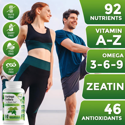 GreeNatr Ginkgo Biloba & Panax Ginseng Moringa Bundle – Immune & Energy