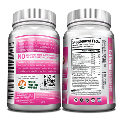 GreeNatr Liver Cleanse Detox & Repair | Milk Thistle & Berberine