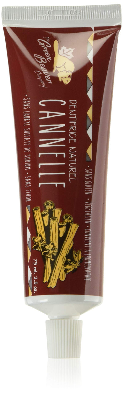 GREEN BEAVER Cinnamon Toothpaste, 75 ML | Natural Cinnamon Toothpaste for Fresh Breath