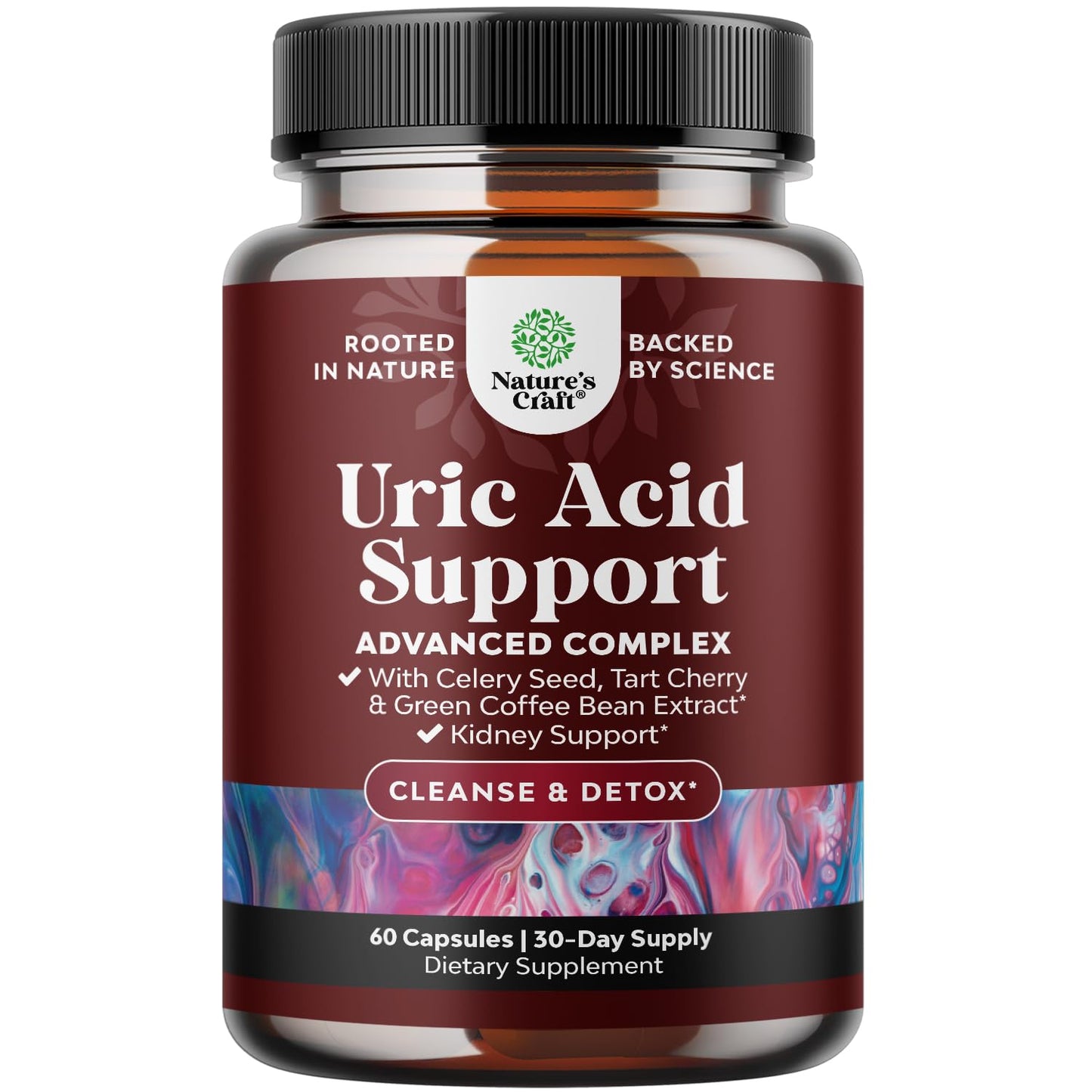 Green Coffee Bean Extract for Uric Acid Detox – Turmeric, Tart Cherry & Celery Seed | 60 Count