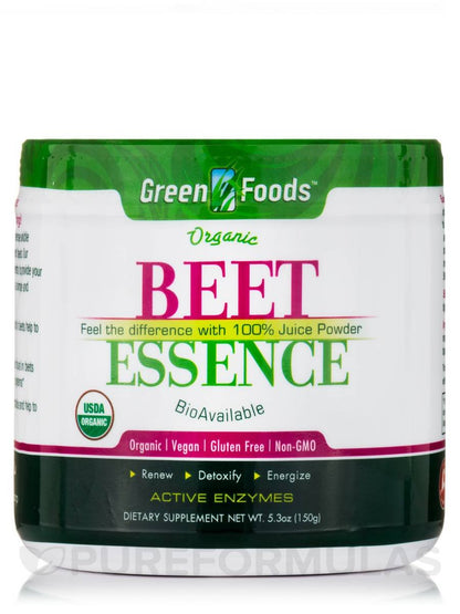 Green Foods Beet Essence, 5.3 Ounce | Organic Beetroot Dietary Supplement