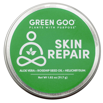Green Goo Skin Repair Salve – Natural Skin Care, Dry Skin Moisturizer, 1.82 oz Large Tin