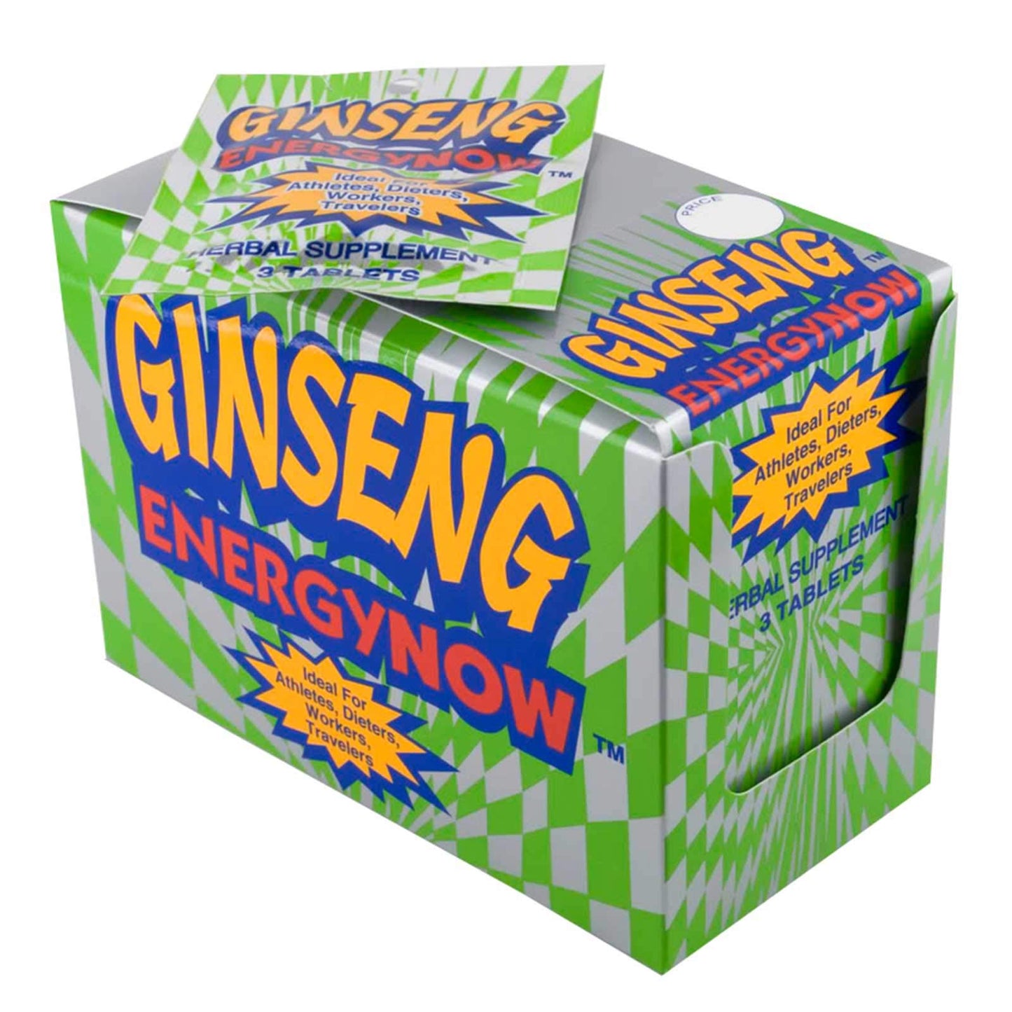 Green Hills Ginseng Herbal Supplement (Pack of 24) | Energy Now