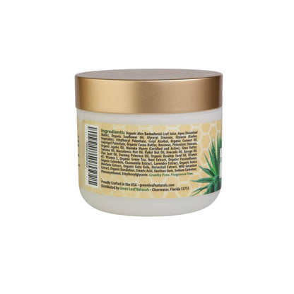 Green Leaf Naturals Manuka Honey Eczema Cream – Fragrance-Free Moisturizer for Dry, Itchy Skin (Body & Face) 4oz