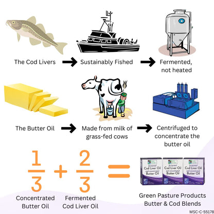 Green Pasture Butter Oil & Fermented Cod Liver Oil Gel – Chocolate, 6.4 oz