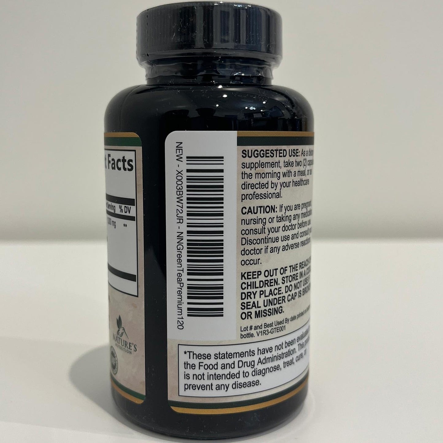 Green Tea Extract Capsules 1000 mg – 3X Strength, 45% EGCG & 98% Polyphenols | 120 Capsules