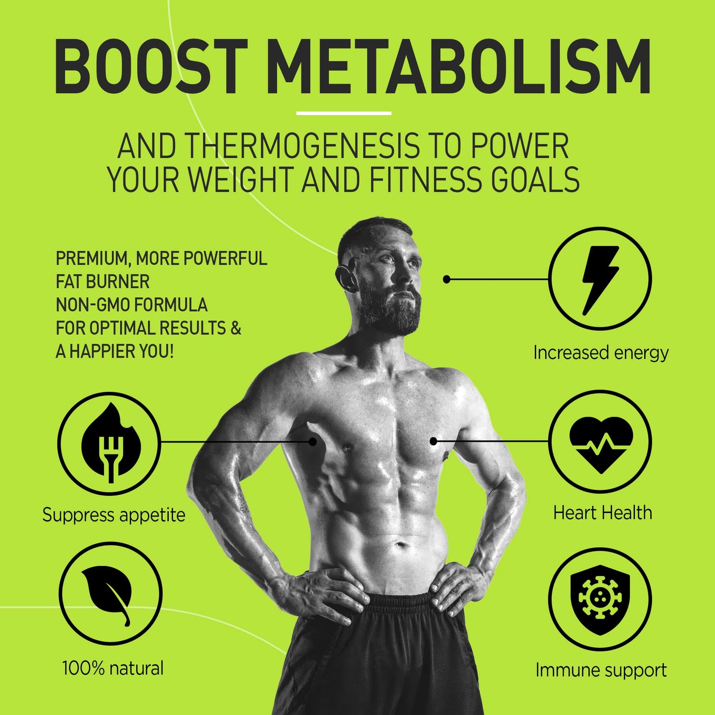 Green Tea Fat Burner with EGCG – Appetite Suppressant