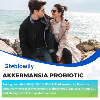 Akkermansia Probiotic with GLP-1 – 60 Capsules for Gut Health