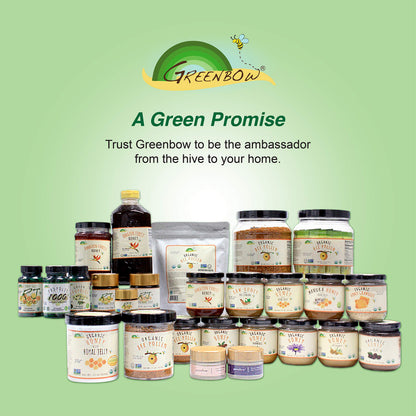 Greenbow Organic Bee Pollen – 100% USDA Organic, Non-GMO, Halal & Kosher | Gluten Free 155g