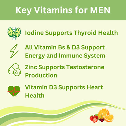 Greenfield Nutritions Halal Multivitamins for Adults - Gelatin Free & Vegetarian