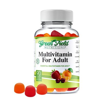Greenfield Nutritions Halal Multivitamins for Adults - Gelatin Free & Vegetarian