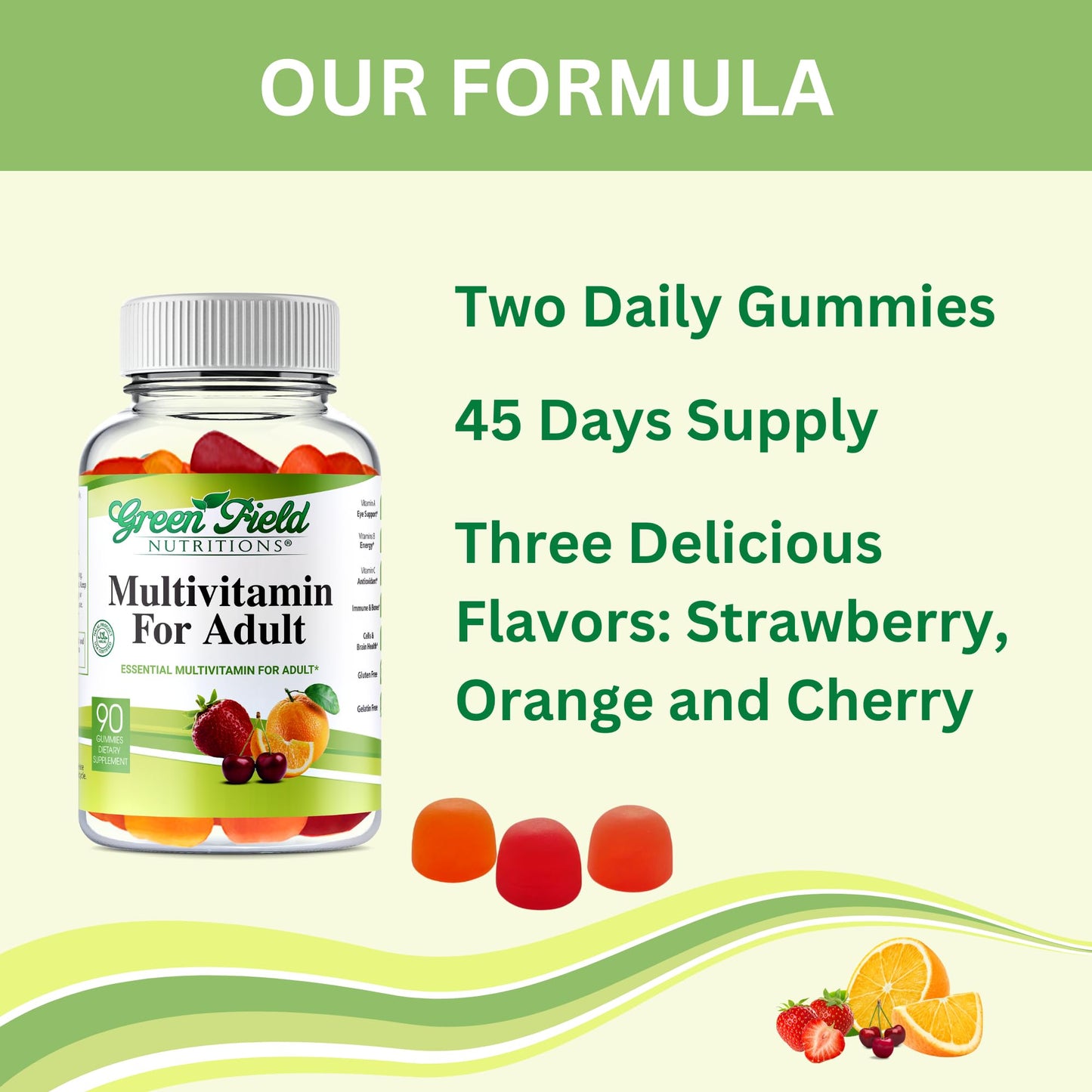 Greenfield Nutritions Halal Multivitamins for Adults - Gelatin Free & Vegetarian