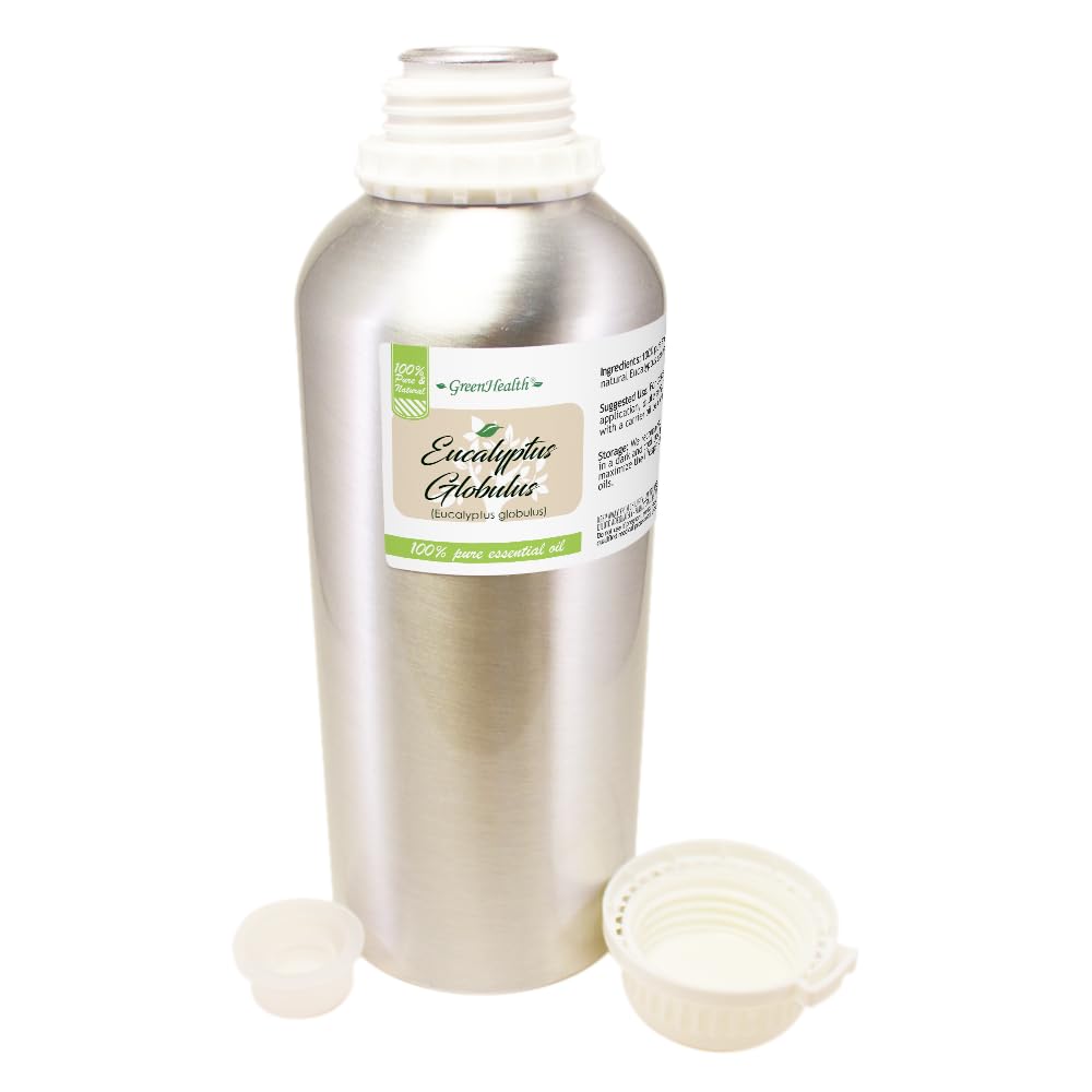 GreenHealth Eucalyptus Essential Oil – 32 fl oz (946 ml) Bulk, 100% Pure & Natural