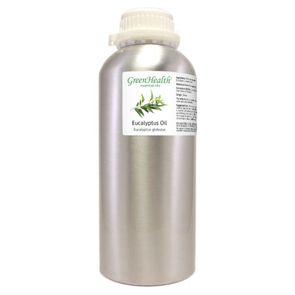 GreenHealth Eucalyptus Essential Oil – 32 fl oz (946 ml) Bulk, 100% Pure & Natural