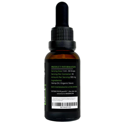 GreenIVe Hemp Drops 28,000mg – Naturally Grown Hemp Oil (4 Pack) | Vegan Omegas