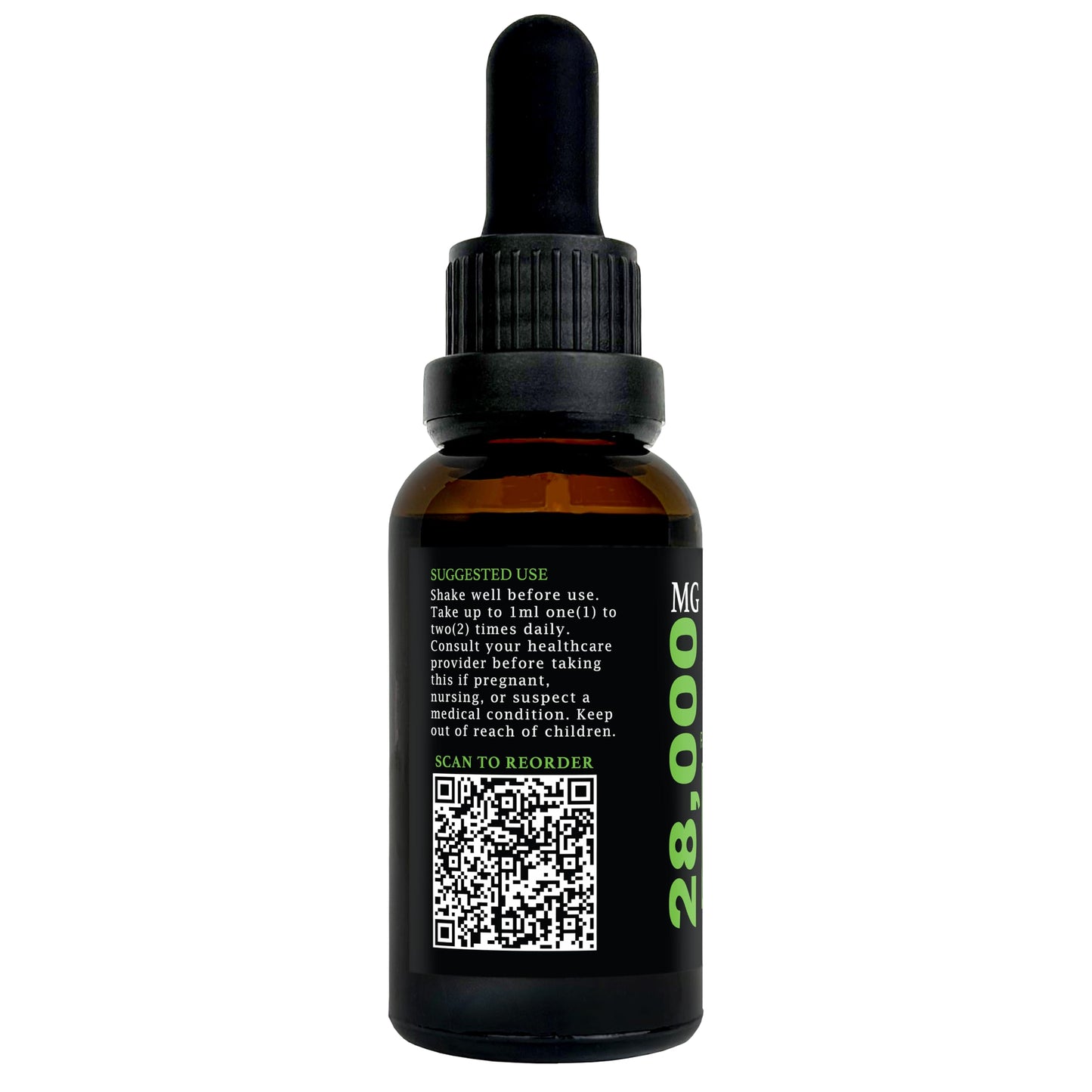 GreenIVe Hemp Drops 28,000mg – Naturally Grown Hemp Oil (4 Pack) | Vegan Omegas