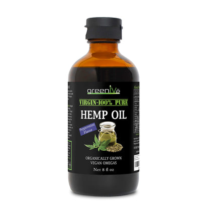 GreenIVe Organic Peppermint Hemp Oil 224,000mg – Cold Pressed (2-Pack)