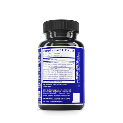 Quantum Nutrition Labs Greens Capsules – Super Greens, Organic Veggie Pills, 150 Vegetarian Capsules
