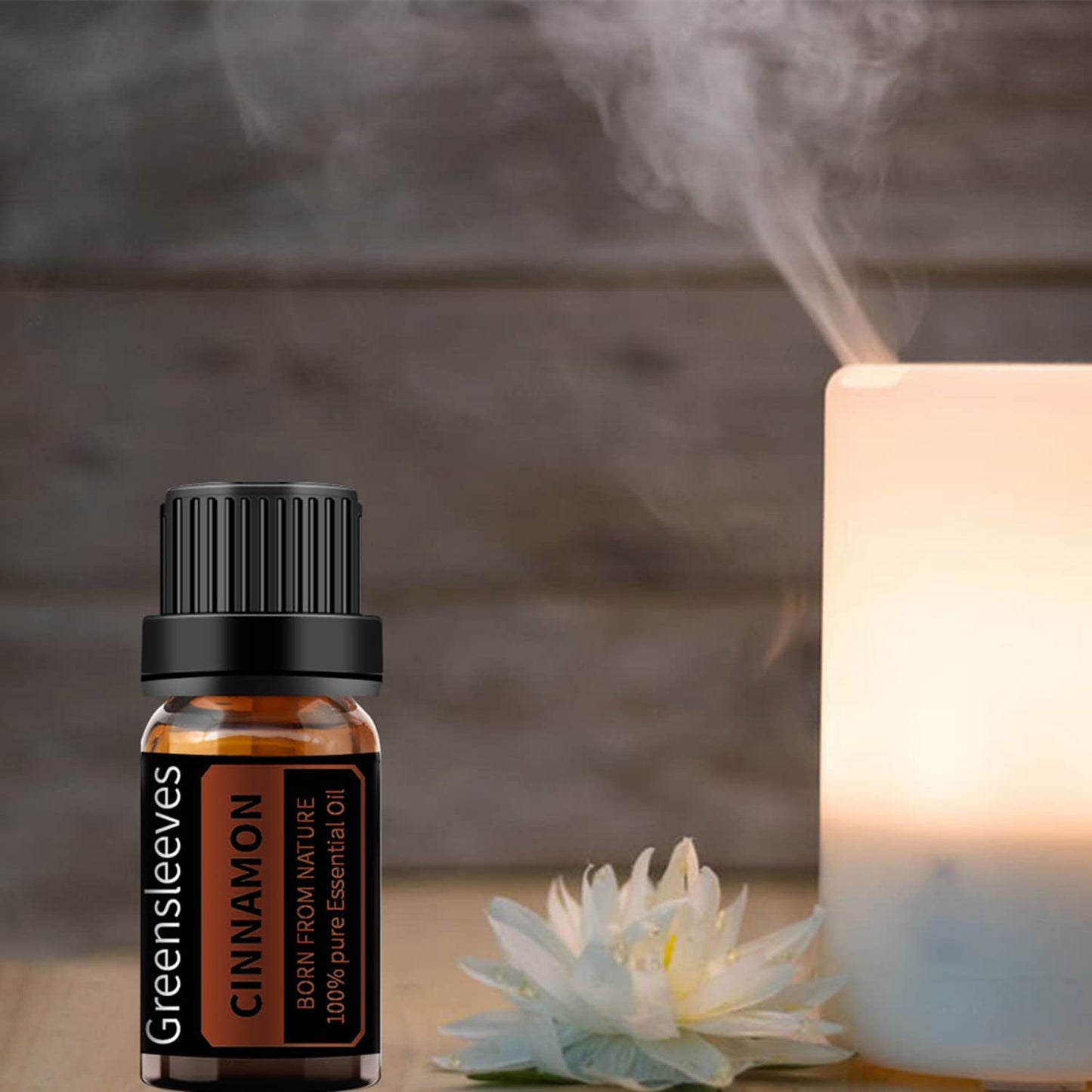 GREENSLEEVES Cinnamon Essential Oil – 10ml Pure Plant-Based Aromatherapy Oil