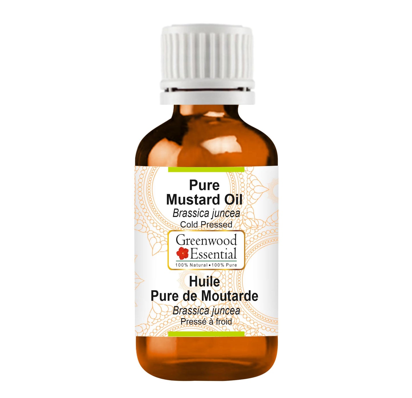 Greenwood Essential Mustard Oil (15ml) | Cold-Pressed Carrier Oil for Skin, Massage & DIY Care