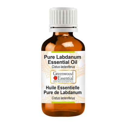 Greenwood Essential Pure Labdanum Essential Oil – Steam Distilled 100ml (3.38 oz)