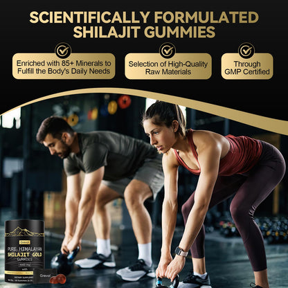 Grevol Himalayan Shilajit Gummies – Gold Grade Shilajit with Ashwagandha