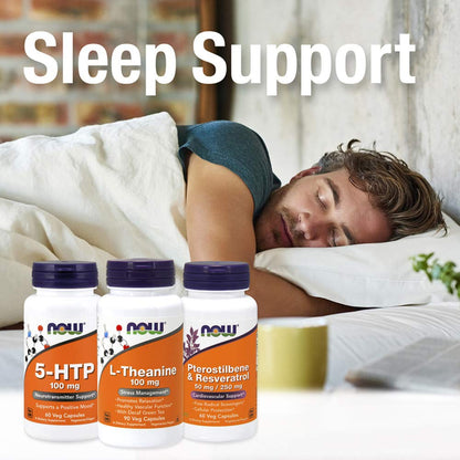 Now Foods 5-HTP 200 mg 120 VegCap - Mood Support & Serotonin Balance