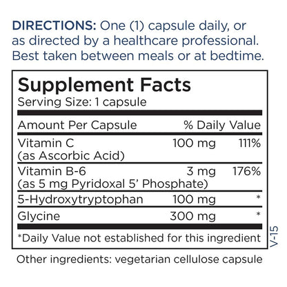Metabolic Maintenance 5-HTP 100mg – Mood Support with Vitamin B6 & C, 60 Capsules