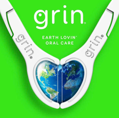 GRIN Dental Floss – 3 Packs of 60 (Fine Fin) for Tight Teeth | Minty Fresh