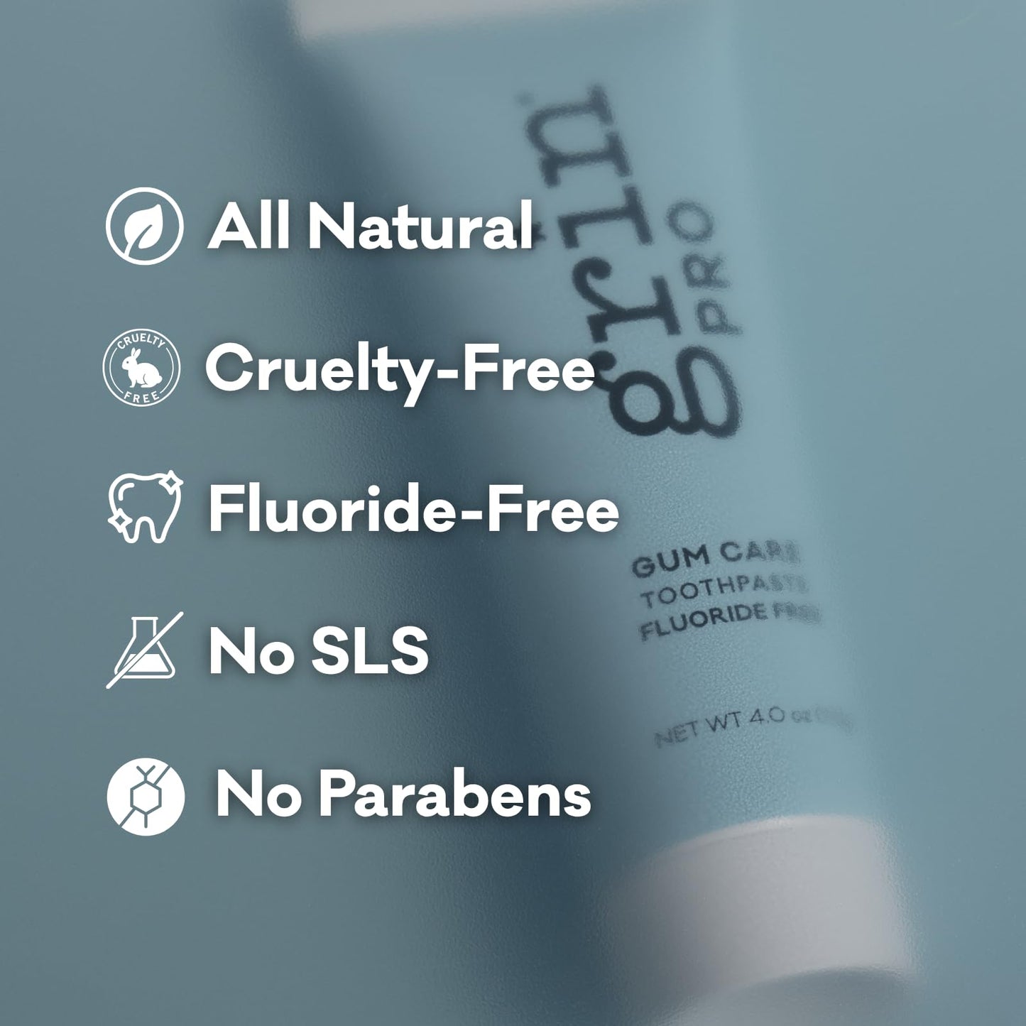 Grin Pro Gum Care Fluoride Free Toothpaste – Organic with Manuka Oil & Propolis | Fresh Breath & Gum Health